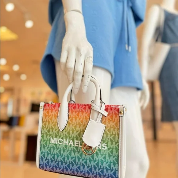 Michael Kors XS Rainbow Mirella Crossbody - Picture 10 of 10